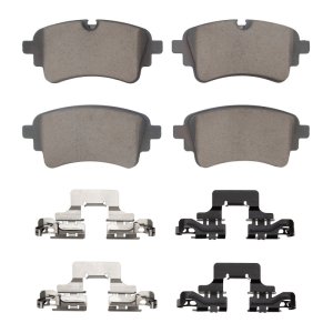 Audi A4 Ceramic Brake Pads - Rear - R1 Concepts - Hardware Kit - `20-`25